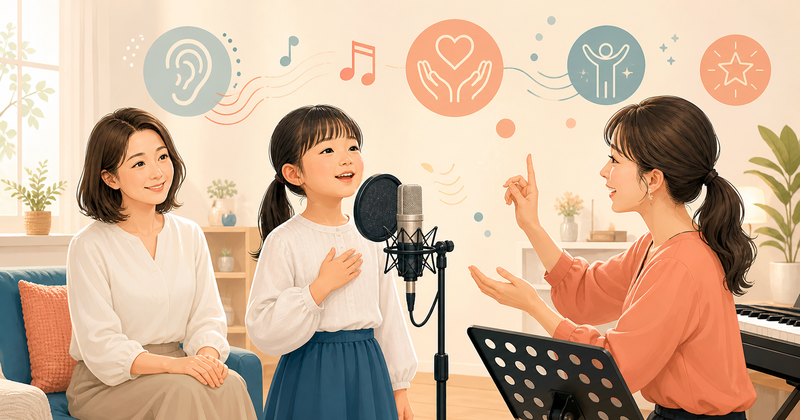 子どものボイトレで伸ばせること｜歌だけでないメリットと教室選び