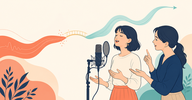 歌で声がひっくり返る原因｜換声点をなめらかにする練習