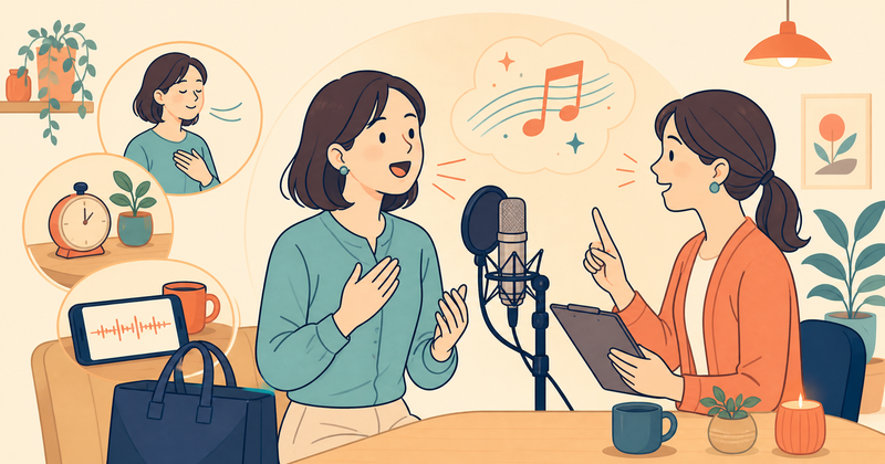 大人からボイトレを始めても遅くない？未経験でも続けやすい理由