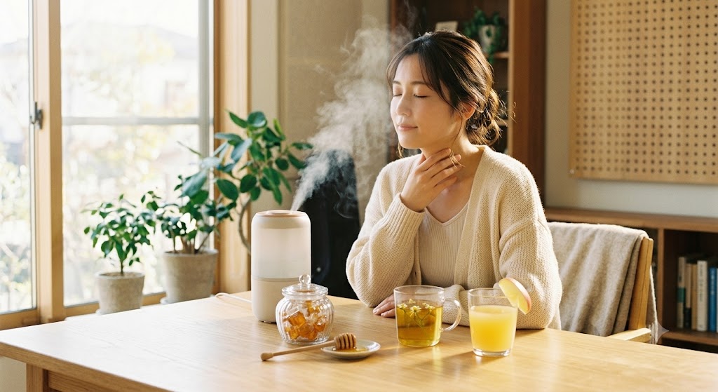話しすぎ・歌いすぎの喉を癒す