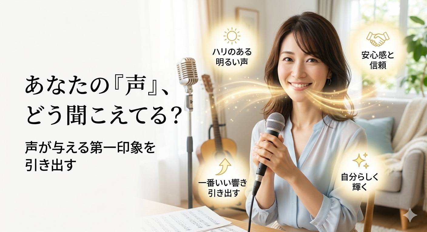 声が与える第一印象🎤