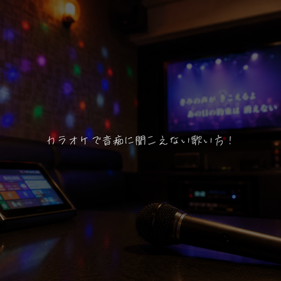 カラオケで音痴に聞こえない歌い方！