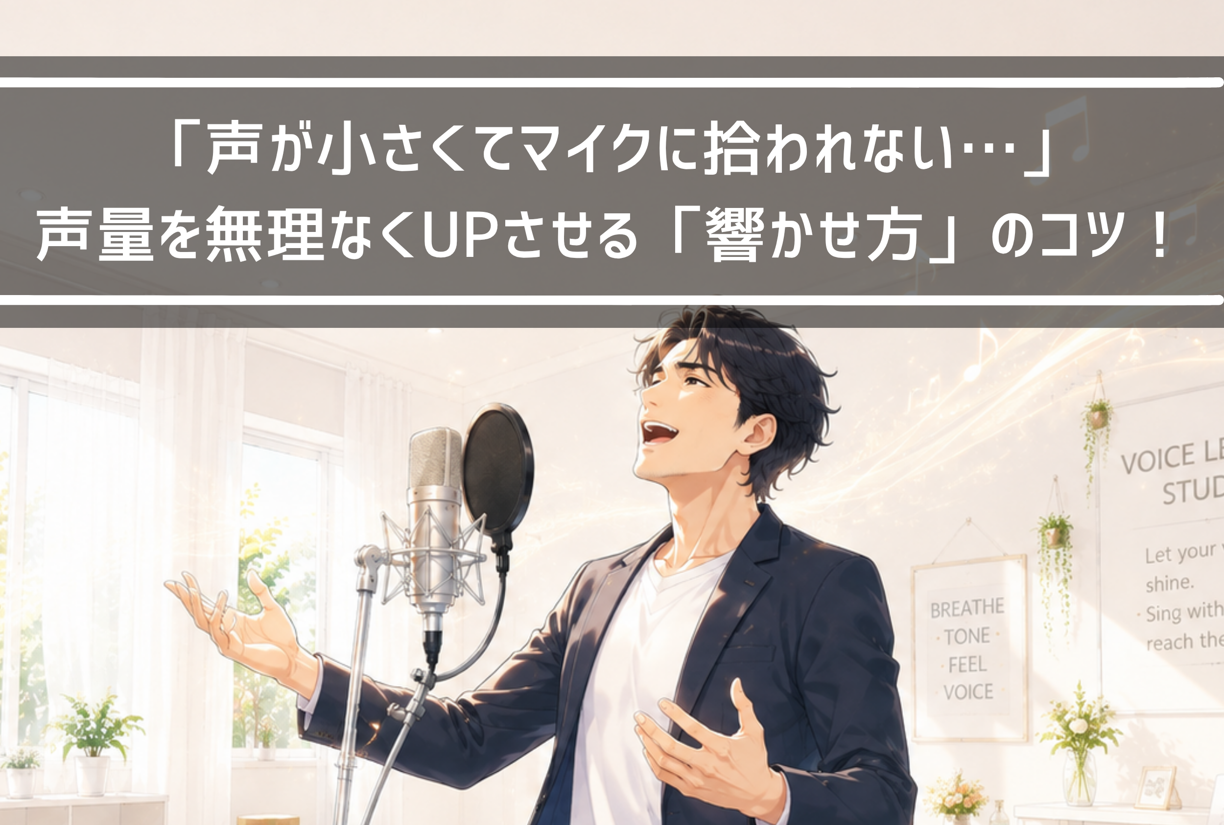 【NAYUTAS新山口校】「声が小さくてマイクに拾われない…」声量を無理なくUPさせる「響かせ方」のコツ！