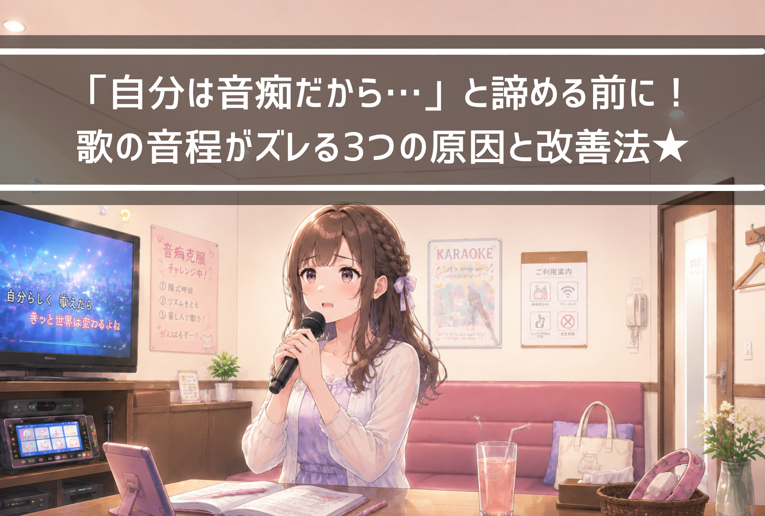 【NAYUTAS新山口校】「自分は音痴だから…」と諦める前に！歌の音程がズレる3つの原因と改善法★