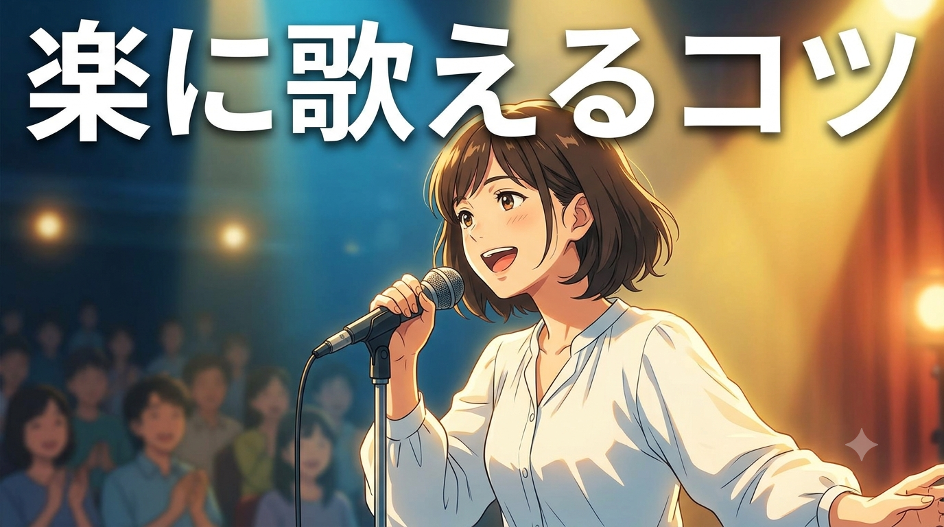 歌うとすぐ疲れるのはなぜ？楽に歌えるようになるポイントをボイトレ講師が解説！