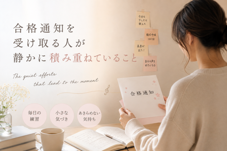 静かな積み重ね