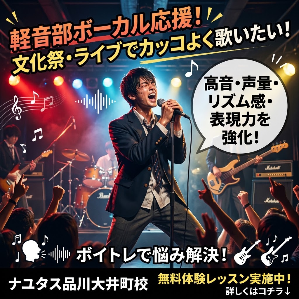【高校生の軽音部対策】バンドで歌をもっと上手くするボイトレとは？