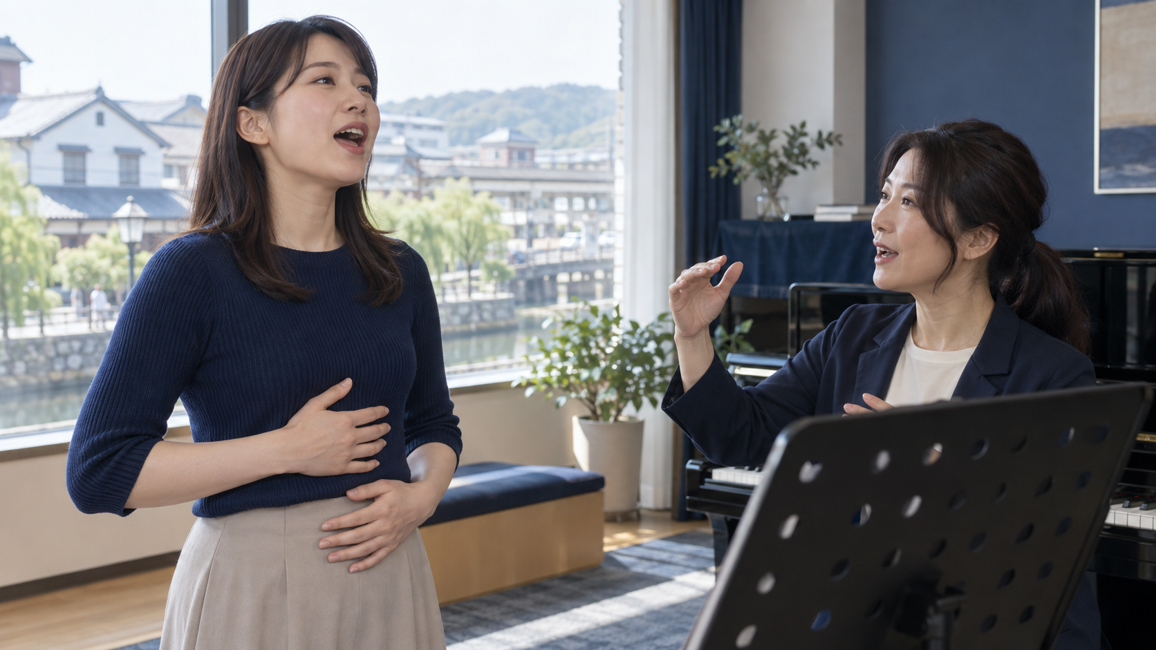 倉敷駅前校 声のニュアンスを練習するボイトレレッスン