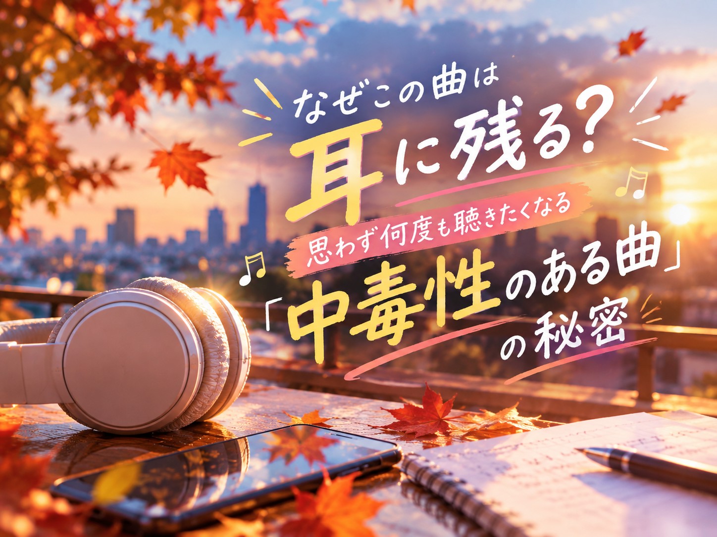 🎧なぜこの曲は耳に残る？思わず何度も聴きたくなる「中毒性のある曲」の秘密