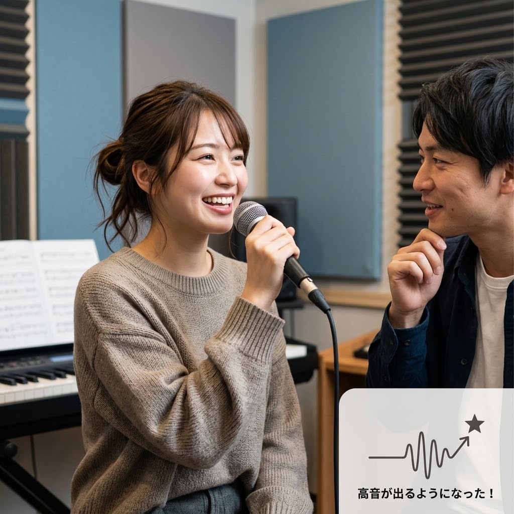 【大井町ボイトレ】高音が出るようになった体験談｜無理なく歌える声へ