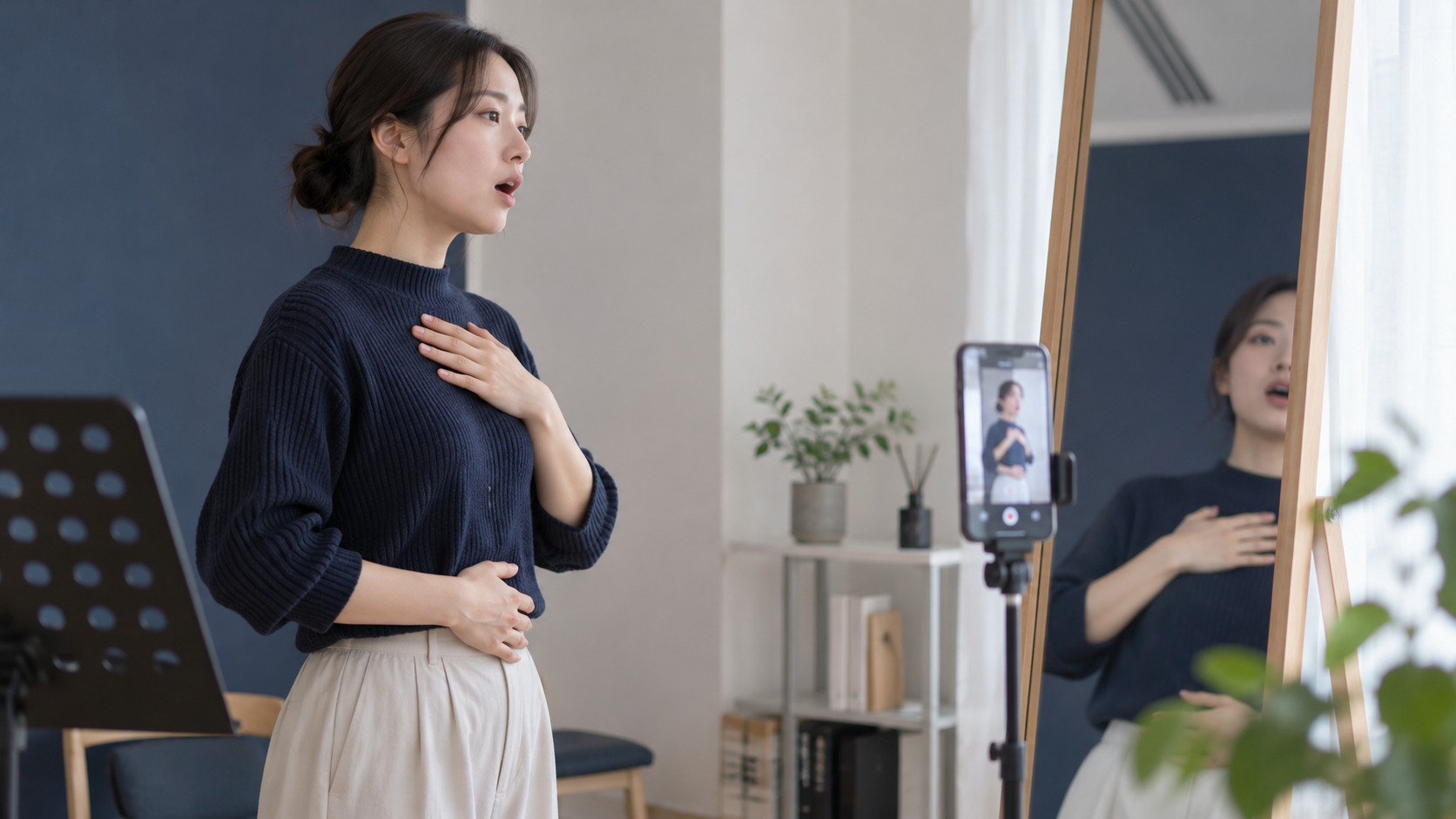 声が通らない人へ｜語尾まで息を残して話す