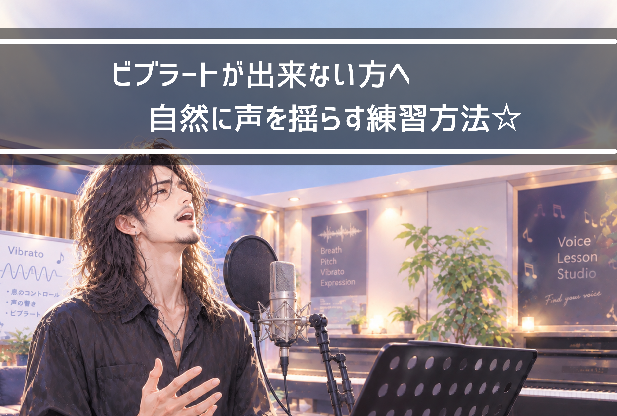 【NAYUTAS新山口校】ビブラートができない方へ 自然に声を揺らす練習方法☆