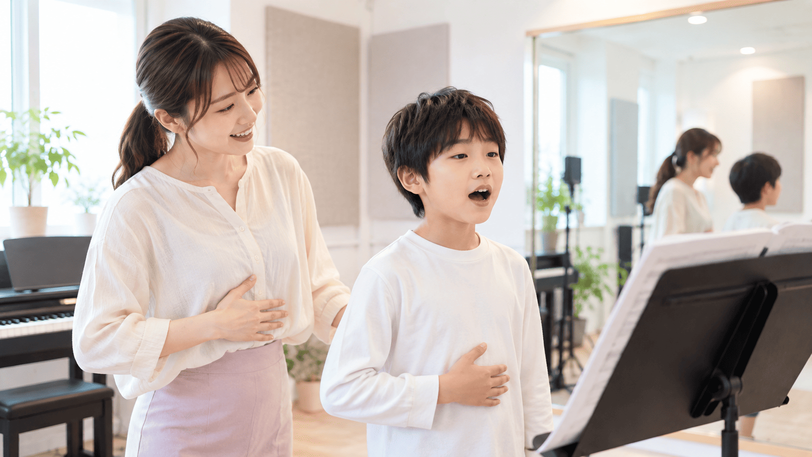 ゆっくりな曲に抑揚をつけるには？小学生のミュージカル事例[所沢のボイトレ教室]ナユタス所沢校