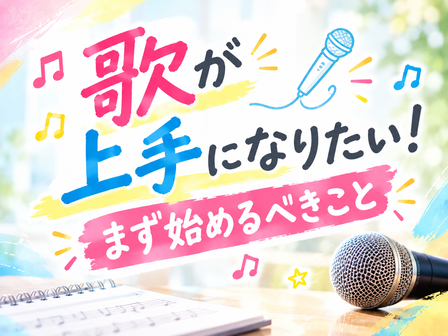 🎤✨ 歌が上手になりたい！と思ったら始めるべきこと🎵
